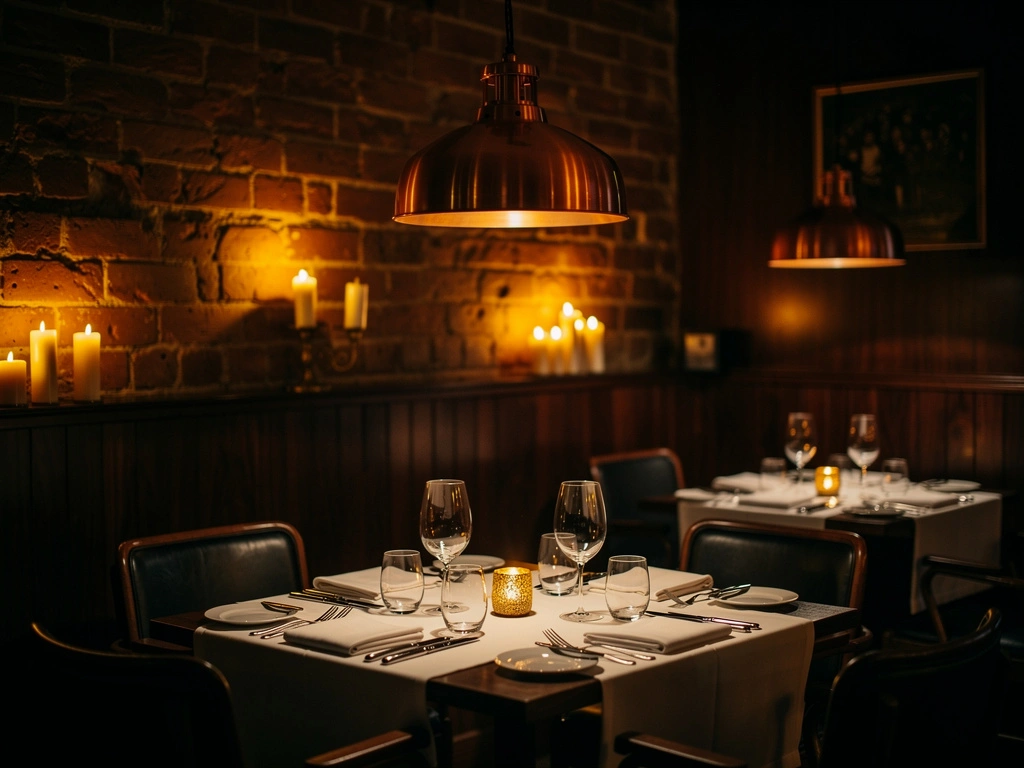 The dining room